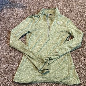 •Green nike running pullover!!!!